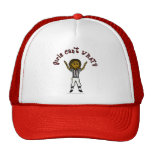 Dark Woman Football Referee Mesh Hat