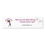 View more Dark Woman Golfer Bumperstickers personalized gift ideas for girls Dark Woman Golfer Bumperstickers