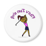 View more Dark Woman Golfer Magnets personalized gift ideas for girls Dark Woman Golfer Magnets