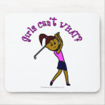 View more Dark Woman Golfer Mousepads personalized gift ideas for girls Dark Woman Golfer Mousepads