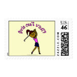 View more Dark Woman Golfer Stamps personalized gift ideas for girls Dark Woman Golfer Stamps