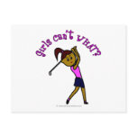 View more Dark Woman Golfer Postcards personalized gift ideas for girls Dark Woman Golfer Postcards