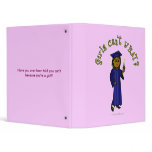 View more Dark Woman Graduate in Blue Gown Binders personalized gift ideas for girls Dark Woman Graduate in Blue Gown Binders