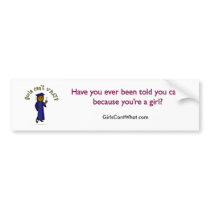 Dark Woman Graduate in Blue Gown bumper stickers