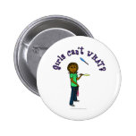 Dark Woman Juggler Buttons