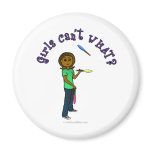 Dark Woman Juggler Magnets