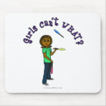 Dark Woman Juggler Mousepads