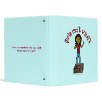 Dark Woman on Soapbox Binder