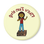 Dark Woman on Soapbox Magnets