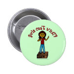 Dark Woman on Soapbox Pin