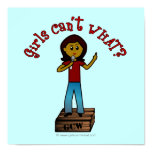 Dark Woman on Soapbox Poster