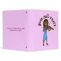 Dark Woman Playing Violin binders
