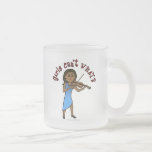 Dark Woman Playing Violin Coffee Mugs