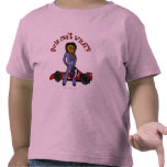 Dark Woman Race Car Driver Shirts