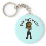 Dark Woman Referee Key Chains
