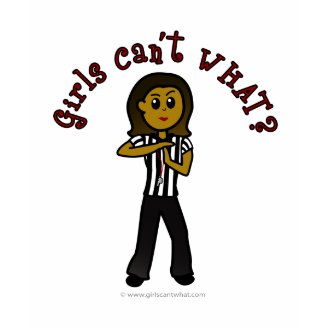 Dark Woman Referee T-shirts