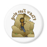 View more Dark Woman Rock Climber Magnets personalized gift ideas for girls Dark Woman Rock Climber Magnets