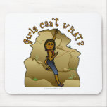 View more Dark Woman Rock Climber Mousepads personalized gift ideas for girls Dark Woman Rock Climber Mousepads