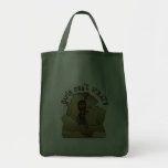 Dark Woman Rock Climber Tote Bags