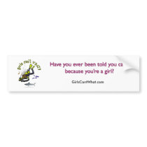 Dark Woman Scuba Diver bumper stickers by girlscantwhat Dark Woman Scuba Diver bumper stickers