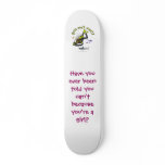 Dark Woman Scuba Diver Custom Skate Board