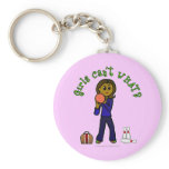 Dark Womens Bowling Keychain