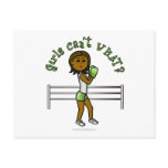 Dark Womens Boxing Postcards