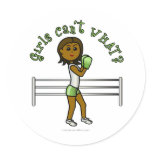 Dark Womens Boxing Stickers