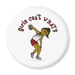 Dark Womens Discus Magnets
