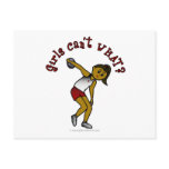 Dark Womens Discus Postcards