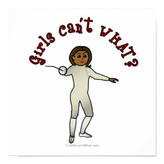 Dark Womens Fencing Posters
