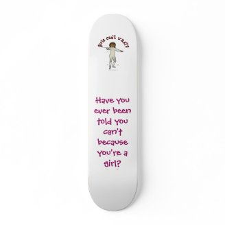 Dark Womens Fencing Skateboard Decks