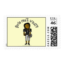 Dark Womens Football Stamp