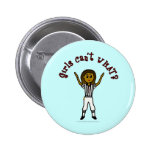 Dark Womens Football Referee Buttons