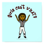 Dark Womens Football Referee Poster