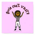 Dark Womens Football Referee Print