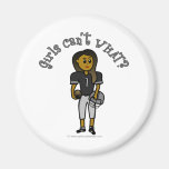 Dark Womens Football Refrigerator Magnets