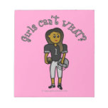 Dark Womens Football Scratch Pad