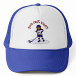 Dark Womens Hockey Player Hats