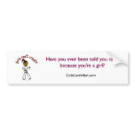 Dark Womens Karate Bumper Stickers