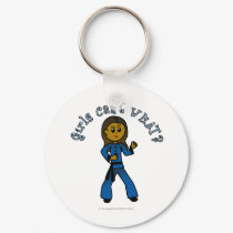 Dark Womens Kung Fu keychains by girlscantwhat Dark Womens Kung Fu keychains