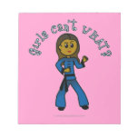 Dark Womens Kung Fu Notepad