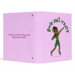 Dark Womens Shot Put in Green Uniform Binders