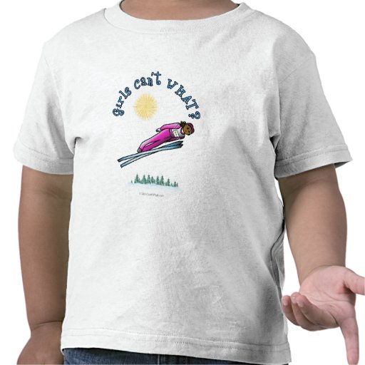 Dark Women's Ski Jumping Tshirt