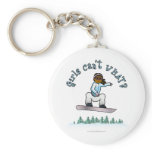 Dark Womens Snowboarding Key Chains