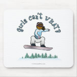 View more Dark Womens Snowboarding Mousepads personalized gift ideas for girls Dark Womens Snowboarding Mousepads