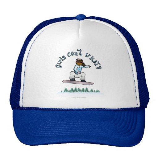 Dark Womens Snowboarding Trucker Hats