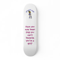 Dark Womens Soccer in Blue Uniform skateboards
