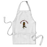 Dark Womens Volleyball in Red Uniform Aprons