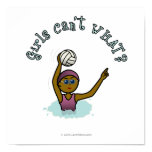 Dark Womens Water Polo Player Posters